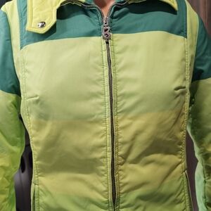 Bogner Green Striped Ski Jacket